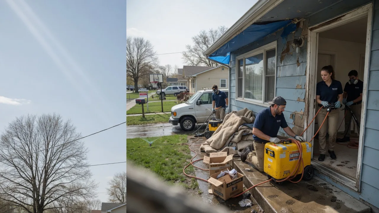Basement Flood Cleanup in Burna, KY near me